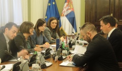 19. februar 2015. Predsednica Narodne skupštine u razgovoru sa izvestiocem Evropskog parlamenta za Srbiju